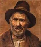 Almeida Júnior, Imigrante, 1895, óleo sobre tela