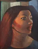 Mulata by Di Cavalcanti, óleo sobre cartão, offered Jun 2019