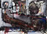 Flavio Shiro, Porte Saint Martin, técnica mista sobre papel