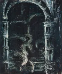 Sem Título by Daniel Senise, 1986, óleo sobre tela, offered Jun 2019