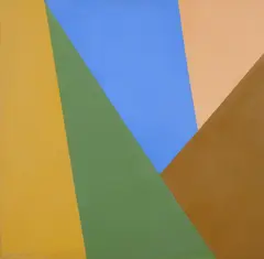 Sem Título by Judith Lauand, 1962, óleo sobre tela, offered Jun 2019