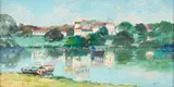 Jenner Augusto, Paisagem do Dique, Bahia, 1985, óleo sobre tela