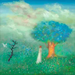 Guilherme de Faria, Alma Welt no Campo Florido, 2015, óleo sobre tela