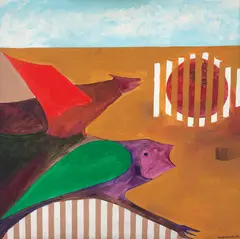 José Júlio de Calasans Neto, Passagem - Série Metamorfose, 1988, acrílica sobre tela