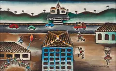 Sem Título by Manuel Martins, 1973, óleo sobre tela, offered Mar 2019