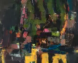 Criolla by Normando Martinez, 1991, óleo sobre tela, offered Mar 2019