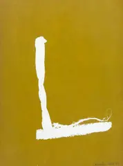 Carmela Gross, Sem Título, 1995, óleo sobre papel artesanal
