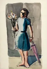 Sem Título by Hannah Brandt, 1960, aquarela sobre papel, offered Mar 2019