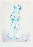 Darcy Penteado, Sem Título, 1982, monotipia sobre papel