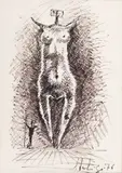 Sem Título by Francisco Stockinger, 1976, nanquim sobre papel, offered Mar 2019