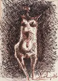 Sem Título by Francisco Stockinger, 1976, nanquim sobre papel, offered Mar 2019