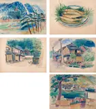 Sem Título by Riokai Ohashi, aquarela sobre papel, offered Mar 2019