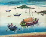 Sílvio Pinto, Sem Título, óleo sobre tela