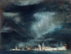 Frank Schaeffer, Sem Título, 1962, pastel oleoso sobre papel