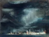 Frank Schaeffer, Sem Título, 1962, pastel oleoso sobre papel