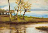 Celso Tadeu Domingo, A Floresta, 2010, óleo sobre tela