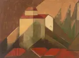 Carlos Scliar, Paisagem XXX (Redescoberta de Ouro Preto em 1973)