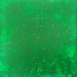 Circuito Impresso - Mapa de Paris by Gisela Motta E Leandro Lima, 2008, placa de fibra de vidro, offered Mar 2019