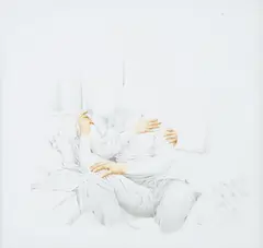 Sem Título by Mauro Piva, técnica mista sobre papel, offered Mar 2019