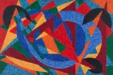 Mulher na Rede by Claudio Tozzi, 1989, acrílica sobre tela colada em madeira, offered Mar 2019