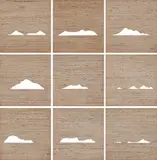 Himalayas (políptico) by Fernanda Valadares, 2013, compensado naval, offered Mar 2019