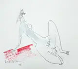 Manabu Mabe, Sem Título, 1984, técnica mista sobre papel