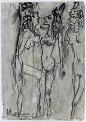 Sem Título by Iberê Camargo, 1987, guache sobre papel, offered Mar 2019