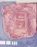 Arcangelo Ianelli, Pedra Roxa, 1969, guache sobre papel