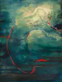 Mar de Homens - Estudo para o Teatro Municipal by Carlos Araujo, 1988, óleo sobre madeira, offered Mar 2019