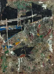 Sem Título by Tran Tho, técnica mista sobre madeira, offered Mar 2019