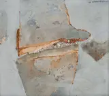 Sem Título by Kazuo Wakabayashi, 1998, óleo sobre placa, offered Mar 2019