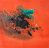 Sem Título by Tikashi Fukushima, óleo sobre tela, offered Mar 2019