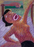 Cildo Meireles, Casal "Couple", 1986, pastel sobre papel