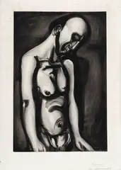 Sem Título by Georges Rouault, 1930, água-forte sobre papel, offered Mar 2019