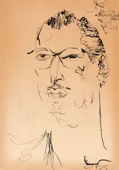 Sem Título by Flavio De Carvalho, 1964, nanquim sobre papel, offered Mar 2019