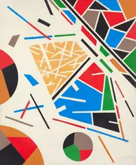Sem Título by Niobe Xandó, 1974, óleo sobre placa, offered Mar 2019