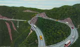 Antiga Estrada de Santos by Agostinho Batista de Freitas, 1997, óleo sobre tela, offered Mar 2019