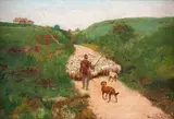 Pastor by Oscar Pereira da Silva, óleo sobre madeira, offered Mar 2019