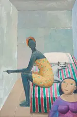 Carybé, Sem Título, 1966, óleo sobre tela