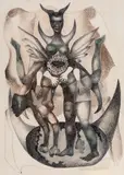 Sem Título by Di Cavalcanti, 1965, nanquim com sépia sobre papel, offered Mar 2019