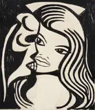 Di Cavalcanti, Mulata, 1976, matriz de xilogravura