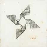 Judith Lauand, Sem Título, xilografia sobre papel