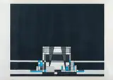 Milton Dacosta, Abstrato, serigrafia sobre papel