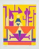 Rubem Valentim, Sem Título, serigrafia sobre papel