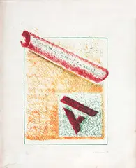 Sem Título by Rubens Gerchman, 1974, litografia sobre papel, offered Nov 2018