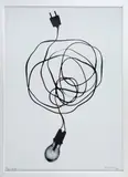 Regina Silveira, Fraja, 2011, gravura sobre placa de metal