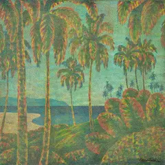 Paisagem by Claudio Tozzi, 1980, acrílica sobre tela colada em madeira, offered Nov 2018