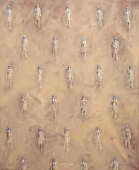 A Pele by Nelson Screnci, 1995, acrílica sobre tela, offered Nov 2018
