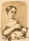 Reynaldo Fonseca, Figura Feminina com Gato