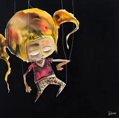 Sem Título by Adriano Lemos, 2013, técnica mista sobre tela, offered Nov 2018